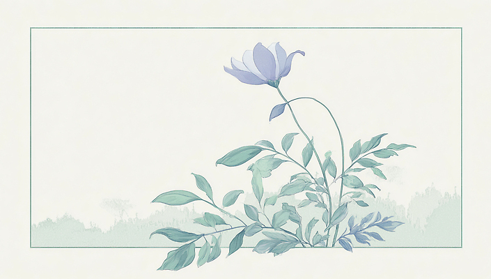 JPG 식물 디자인 꽃 여유 예술 컬러 백그라운드 잎 일러스트 자연 생명 풍경 초록색 평화 보라색 감성 조화 습관 뷰티풀 국내일러스트 AI일러스트 AI콘텐츠 감정 컨셉 생태계 파일형식