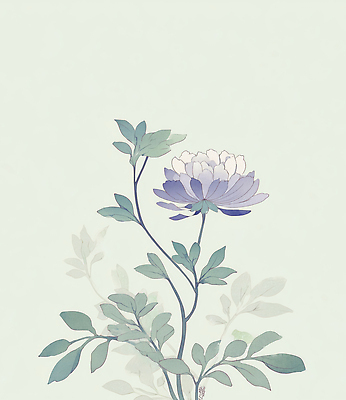 JPG 식물 꽃잎 꽃 예술 컬러 백그라운드 잎 일러스트 자연 생명 풍경 여름 평화 정원 보라색 봄 부드러움 조화 뷰티풀 국내일러스트 AI일러스트 AI콘텐츠 계절 컨셉 감각 생태계 파일형식