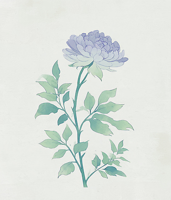 JPG 식물 꽃 화초 예술 컬러 잎 일러스트 자연 페인팅 연두색 햇빛 정원 보라색 우아함 조화 뷰티풀 국내일러스트 AI일러스트 AI콘텐츠 컨셉 초록색 태양 생태계 파일형식