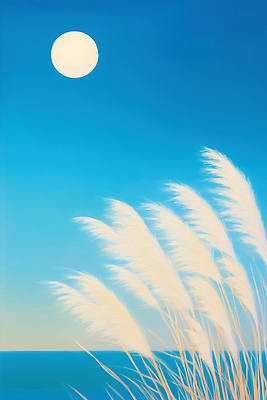 JPG 식물 일러스트 자연 하늘 바람 풍경 여름 파란색 햇빛 고요 일몰 꿈 저녁 시원함 뷰티풀 순간 풍경화 국내일러스트 AI일러스트 AI콘텐츠 자연요소 계절 컬러 날씨 태양 노을 야간 그림 생태계 파일형식