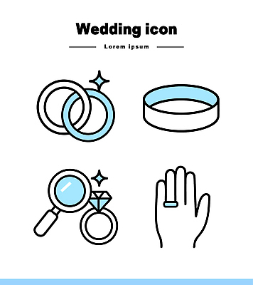 아이콘 손 디자인 상징 결혼 결혼식 사랑 장식 반지 보석 약속 결혼반지 심플 다이아몬드 2D아이콘 AI파일 감정 장신구 이벤트 신체부위 광석 파일형식 벡터