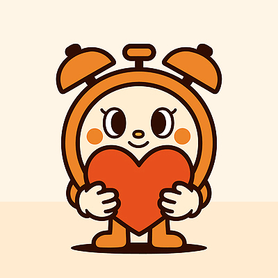 동물 캐릭터 디자인 행복 감정 컬러 일러스트 도안 사랑 웃음 장식 친구 귀여움 자명종 하트 표현 심플 이미지 테마 일러캐릭터 AI파일 모양 시계 컨셉 관계 표정 알람 파일형식 벡터