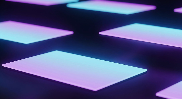 JPG 편집이미지 디자인 분홍색 컬러 백그라운드 조명 기술 그래픽 파란색 전자제품 빛 어둠 크기 모던 패널 이미지편집 AI컴퓨터그래픽 AI콘텐츠 파일형식