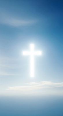 JPG 편집이미지 기독교 종교 십자가 자연 하늘 풍경 빛 평화 기쁨 청명 차분 이미지편집 AI컴퓨터그래픽 AI콘텐츠 감정 컨셉 생태계 파일형식