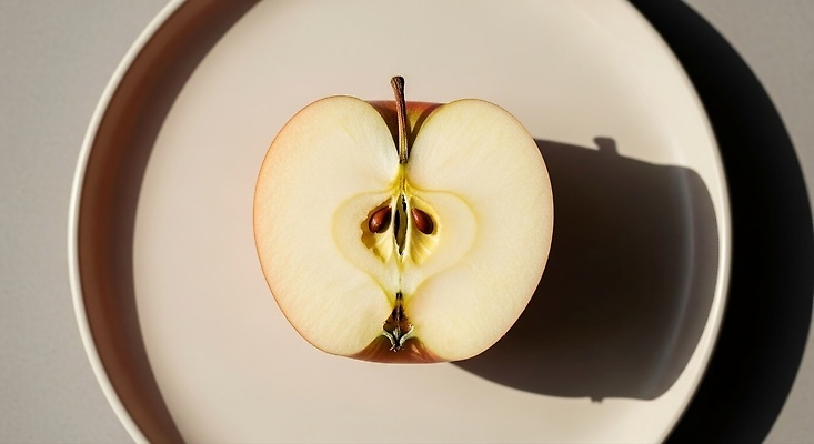 JPG 편집이미지 접시 음식 컬러 과일 자연 디저트 조명 건강 주방 식사 사과 과일조각 편집실사 AI포토 AI콘텐츠 식기 조각 CG 생태계 파일형식