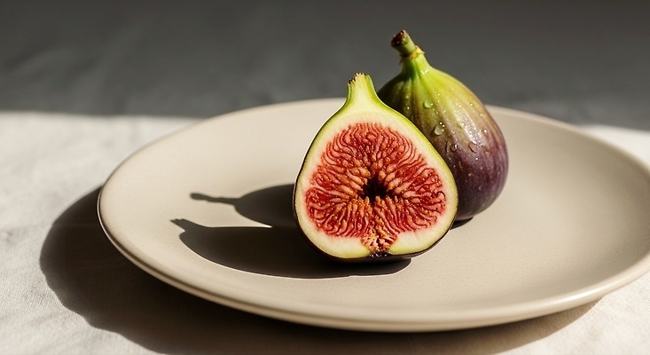 JPG 편집이미지 접시 과일 재료 자연 탁자 디저트 요리 주방 식사 건강식 무화과 비건 맛있는 편집실사 AI포토 AI콘텐츠 식기 음식 가구 CG 생태계 채식주의자 파일형식