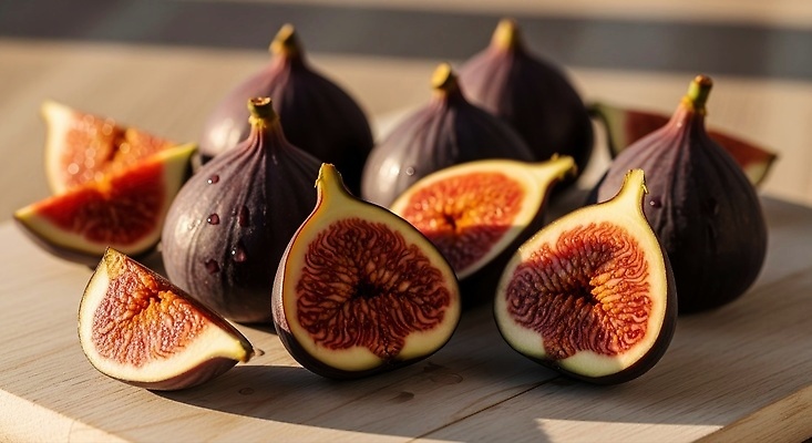 JPG 편집이미지 과일 자연 탁자 디저트 조명 요리 과자 신선 슬라이스 제빵 건강식품 다과 무화과 색감 오후 편집실사 AI포토 AI콘텐츠 음식 가구 건강 제과제빵 CG 생태계 파일형식