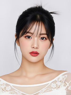 JPG 편집이미지 헤어스타일 여자 패션 포즈 미소 청춘 화장 카메라 피부 뷰티풀 의료성형뷰티 편집실사 AI인물포토 AI콘텐츠 컨셉 표정 사람 신체부위 전자제품 뷰티 CG 파일형식 AI포토