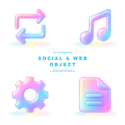 모양 PSD 아이콘 디자인 음악 그래픽 3D아이콘 컬러풀 3D 디지털 웹 화려 모던 문서 설정 소셜 컬러 컨셉 인터넷 문화예술 디지털합성 파일형식