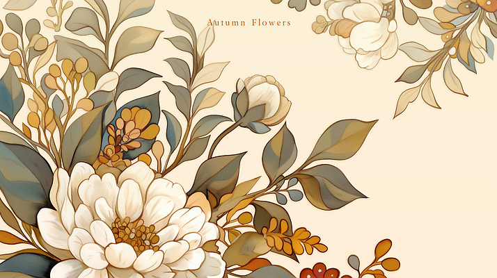 PSD 식물 디자인 꽃 예술 컬러 꽃다발 백그라운드 잎 패턴 일러스트 자연 그래픽 장식 빈티지 원예 조화 뷰티풀 색감 국내일러스트 컨셉 무늬 취미 생태계 파일형식