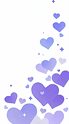 JPG 모양 디자인 감정 별 예술 컬러 백그라운드 패턴 일러스트 따뜻함 사랑 그래픽 장식 보라색 하트 표현 뷰티풀 창의성 스타일 국내일러스트 AI일러스트 AI콘텐츠 자연요소 무늬 파일형식