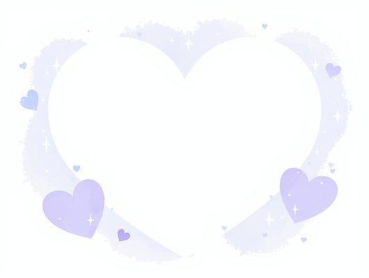 JPG 디자인 감정 별 예술 백그라운드 일러스트 사랑 그래픽 장식 귀여움 디지털 보라색 낭만 하트 표현 분위기 소중 그림 순간 창작 국내일러스트 AI일러스트 AI콘텐츠 자연요소 모양 컬러 컨셉 파일형식