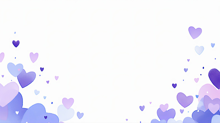 JPG 디자인 감정 예술 컬러 결혼 백그라운드 패턴 일러스트 추상 형상 사랑 파란색 보라색 우정 하트 축하 생일 분위기 꾸미기 국내일러스트 AI일러스트 AI콘텐츠 모양 기념일 컨셉 무늬 이벤트 친구 파일형식