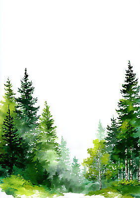 JPG 나무 식물 여행 일러스트 자연 생명 산 풍경 목재 초록색 평화 환경 안개 숲 생태계 울창 미세먼지 차분 국내일러스트 AI일러스트 AI콘텐츠 컬러 컨셉 재료 날씨 먼지 파일형식