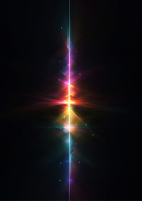 JPG 편집이미지 컬러 백그라운드 전구 자연현상 조명 빛 반사 우주 어둠 화려 신비 뷰티풀 스펙트럼 프리즘 이미지편집 AI컴퓨터그래픽 AI콘텐츠 컨셉 자연 광학기기 파일형식