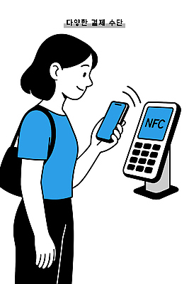 여자 가방 일러스트 일상 스마트폰 쇼핑 정보 소비 모던 결제 편리함 금융거래 스마트페이 국내일러스트 AI파일 잡화 컨셉 사람 라이프 금융 핸드폰 스마트기기 스마트 파일형식 벡터