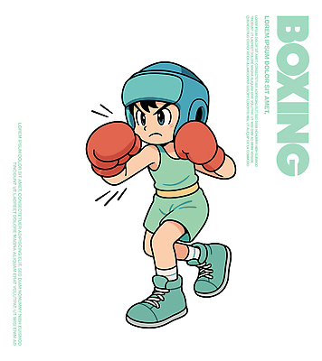 어린이 스포츠 일러스트 모션 소년 파란색 운동복 운동 믿음 주먹 권투 장비 반지 권투글러브 공격 집중 연습 상쾌 인증 일러캐릭터 AI파일 캐릭터 옷 남자 감정 컬러 컨셉 장신구 건강 사람 격투기 글러브 파일형식 벡터