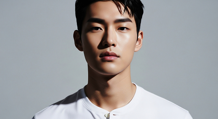 JPG 모델 편집이미지 옷 패션 남자 백그라운드 표정 앞모습 카메라 사진촬영 회색 흰색 심플 의료성형뷰티 세련 편집실사 AI인물포토 AI콘텐츠 뷰포인트 컬러 사람 전자제품 촬영 CG 파일형식 AI포토