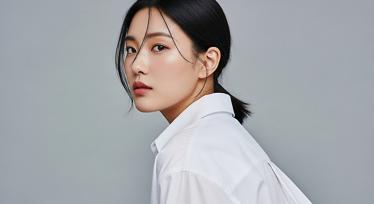 JPG 편집이미지 응시 여자 패션 포즈 뷰티 카메라 매력적 모던 의료성형뷰티 스타일 편집실사 AI인물포토 AI콘텐츠 시선 컨셉 사람 전자제품 CG 파일형식 AI포토