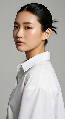 JPG 모델 편집이미지 패션 포즈 백그라운드 표정 앞모습 뷰티 사진촬영 촬영 모던 단순화된 의료성형뷰티 스타일 자존감 편집실사 AI인물포토 AI콘텐츠 뷰포인트 CG 파일형식 AI포토