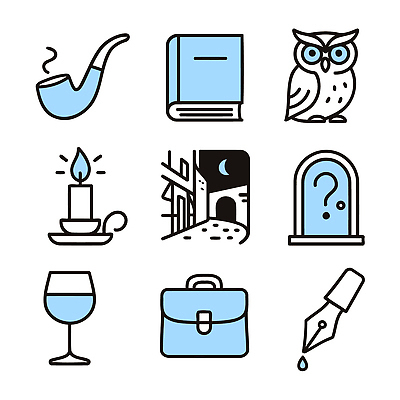 아이콘 디자인 예술 와인잔 가방 초 모션 일상 책 만년필 문 신비 그림 부엉이 2D아이콘 방탈출 AI파일 잡화 컨셉 술잔 조류 라이프 펜 게임 파일형식 벡터