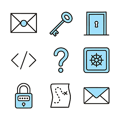 도형 아이콘 디자인 컬러 지도 열쇠 자물쇠 그래픽 컴퓨터 질문 편지 배열 심볼 모던 2D아이콘 방탈출 AI파일 전자제품 게임 파일형식 벡터