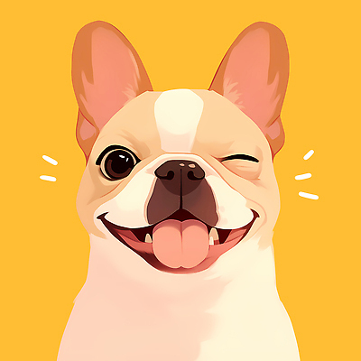 PSD 동물 캐릭터 디자인 행복 반려견 예술 일러스트 가족 표정 사랑 미소 웃음 친구 반려동물 귀여움 강아지 만화 노란배경 프렌치불독 국내일러스트 감정 백그라운드 컨셉 관계 노란색 개 불독 파일형식