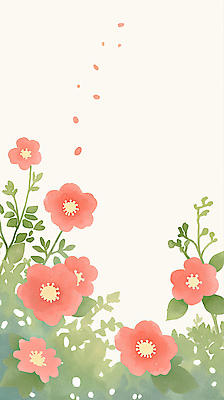 JPG 식물 꽃잎 꽃 분홍색 잎 일러스트 자연 하늘 사람 풍경 초록색 봄 즐거움 동백 조화 가벼움 뷰티풀 국내일러스트 AI일러스트 AI콘텐츠 계절 감정 컬러 무게 생태계 파일형식