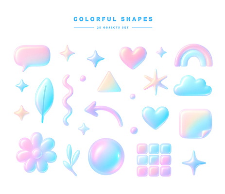 PSD 편집이미지 디자인 꽃 화살표 별 물결 컬러 잎 형상 장식 하트 반지 원형 삼각형 기하학 홀로그램 편집3D 자연요소 모양 도형 식물 무늬 장신구 3D 파일형식