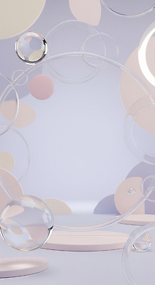 JPG 편집이미지 디자인 예술 컬러 백그라운드 밝음 장식 촬영 공간 원형 투명 분위기 크리스탈 부드러움 조화 테마 이미지편집 AI컴퓨터그래픽 AI콘텐츠 도형 컨셉 감각 광석 파일형식