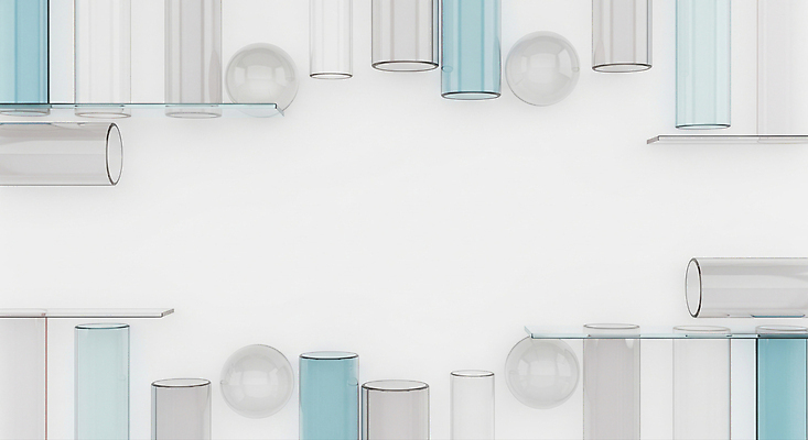 JPG 편집이미지 디자인 예술 인테리어 공간 흰색 투명 배열 오브젝트 모던 그림 심플 정리 유리관 이미지편집 AI컴퓨터그래픽 AI콘텐츠 컬러 실험기구 파일형식