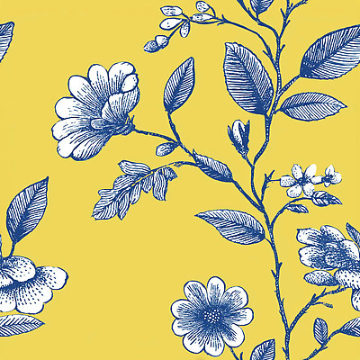 JPG 식물 디자인 꽃 예술 컬러 백그라운드 패턴 일러스트 자연 장식 파란색 인테리어 노란색 봄 화사함 뷰티풀 생동감 창의성 스타일 국내일러스트 AI일러스트 AI콘텐츠 트왈드주이 계절 컨셉 무늬 생태계 파일형식