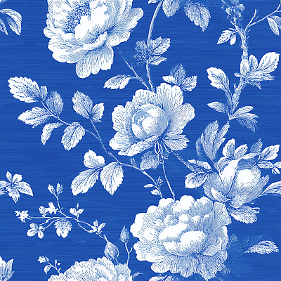 JPG 식물 디자인 꽃 컬러 백그라운드 잎 패턴 일러스트 자연 미술 그래픽 장식 파란색 흰색 우아함 조화 뷰티풀 국내일러스트 AI일러스트 AI콘텐츠 트왈드주이 컨셉 무늬 문화예술 생태계 파일형식