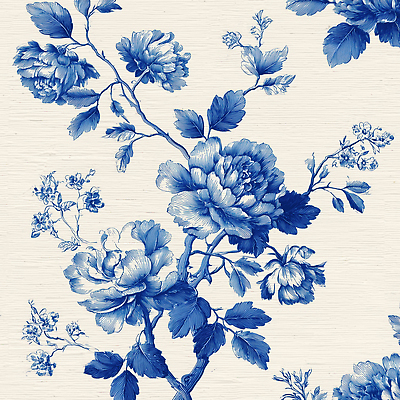 JPG 식물 전통 디자인 꽃 예술 백그라운드 잎 패턴 일러스트 자연 수채화 장식 파란색 인테리어 화사함 뷰티풀 국내일러스트 AI일러스트 AI콘텐츠 트왈드주이 컬러 컨셉 무늬 생태계 파일형식