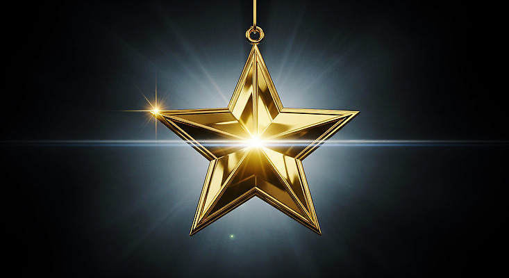 JPG 편집이미지 디자인 별 장식 빛 반짝임 금색 화려 트로피 그림 시상식 편집실사 AI컴퓨터그래픽 AI콘텐츠 자연요소 컬러 컨셉 모션 상_우승 CG 파일형식