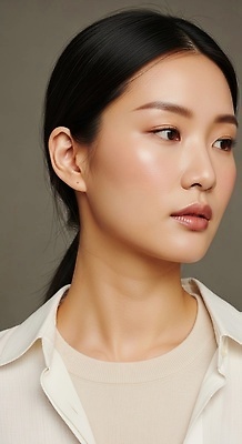 JPG 편집이미지 헤어스타일 여자 포즈 조명 상반신 화장 뷰티 촬영 표현 피부 의료성형뷰티 편집실사 AI인물포토 AI콘텐츠 사람 신체부위 CG 파일형식 AI포토