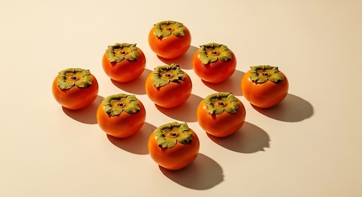 JPG 편집이미지 예술 음식 컬러 과일 자연 탁자 조명 건강 감 촬영 전시 신선 원형 배열 편집실사 AI포토 AI콘텐츠 도형 가구 CG 생태계 파일형식