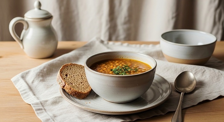 JPG 편집이미지 음식 빵 탁자 따뜻함 건강 요리 식사 저녁식사 아침식사 수프 편안함 간편조리식품 편집실사 AI포토 AI콘텐츠 코티지코어 가구 유행 감각 CG 파일형식