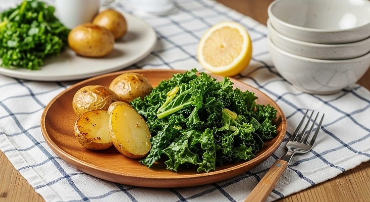 JPG 편집이미지 접시 다이어트 채소 식탁 요리 식사 레몬 밥상 식단 건강식 구운감자 편집실사 AI포토 AI콘텐츠 코티지코어 식기 음식 과일 탁자 감자 건강 유행 CG 파일형식