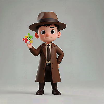 JPG 편집이미지 캐릭터 손 컬러 조각 표정 소년 귀여움 코트 탐험 퍼즐 탐정 조합 편집3D AI컴퓨터그래픽 AI콘텐츠 남자 어린이 컨셉 신체부위 3D 외투 파일형식