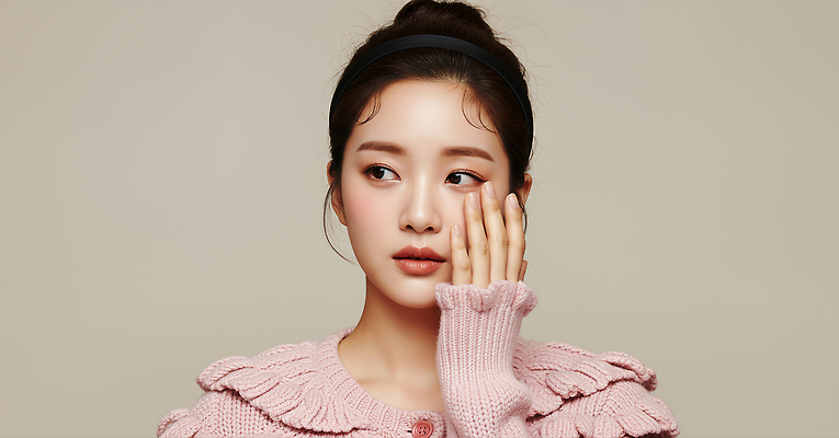 JPG 편집이미지 헤어스타일 여자 패션 감정 분홍색 포즈 생각 표정 뷰티 촬영 스웨터 부드러움 의료성형뷰티 스타일 편집실사 AI인물포토 AI콘텐츠 컬러 상의 사람 감각 CG 파일형식 AI포토