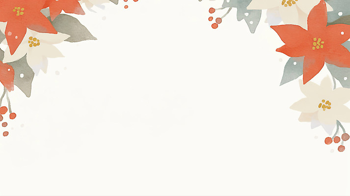 JPG 식물 디자인 꽃 컬러 백그라운드 무늬 패턴 일러스트 자연 장식 빨간색 여름 장미 봄 흰색 입체 화사함 포인세티아 뷰티풀 색감 국내일러스트 AI일러스트 AI콘텐츠 계절 컨셉 생태계 파일형식