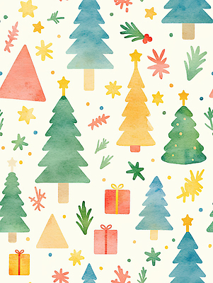 JPG 식물 디자인 기념일 별 컬러 백그라운드 크리스마스 겨울 일러스트 자연 선물 장식 크리스마스트리 축제 생일 화사함 파스텔 연말 아기자기 국내일러스트 AI일러스트 AI콘텐츠 자연요소 계절 컨셉 학용품 이벤트 생태계 파일형식