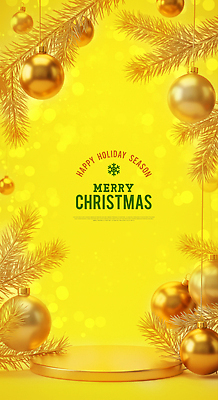 JPG 편집이미지 계절 행복 크리스마스 겨울 기념 장식 반짝임 노란색 축제 기쁨 금색 나뭇가지 분위기 환영 소복 이미지편집 AI컴퓨터그래픽 AI콘텐츠 나무 기념일 감정 컬러 컨셉 모션 파일형식