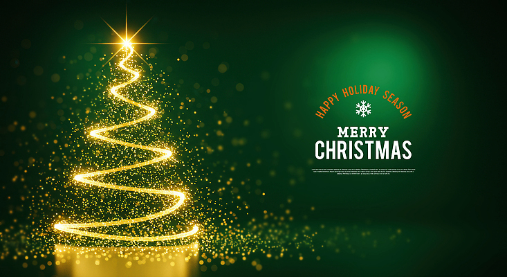 JPG 편집이미지 기념일 행복 크리스마스 겨울 장식 초록색 빛 반짝임 크리스마스트리 축제 축하 분위기 이미지편집 AI컴퓨터그래픽 AI콘텐츠 계절 감정 컬러 컨셉 모션 이벤트 파일형식