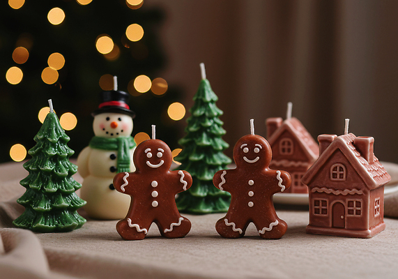 JPG 나무 편집이미지 남자 행복 크리스마스 초 가족 눈사람 탁자 주택 이벤트 장식 축제 분위기 향초 편집실사 AI포토 AI콘텐츠 식물 기념일 감정 가구 컨셉 관계 사람 건물 CG 파일형식