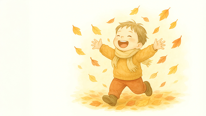 JPG 계절 행복 감정 어린이 컬러 낙엽 일러스트 가족 모션 자연 놀이 엄마 웃음 달리기 노란색 스카프 가을 즐거움 국내일러스트 AI일러스트 AI콘텐츠 잎 관계 표정 사람 목도리 생태계 파일형식