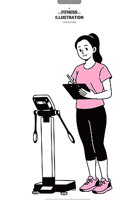 라이프스타일 웰빙 여자 운동화 일러스트 건강 운동복 운동 건강관리 헬스 공책 기록 목표 몸무게 체중계 체중측정 국내일러스트 AI파일 옷 신발 컨셉 문구용품 관리 사람 생활 측정 파일형식 벡터