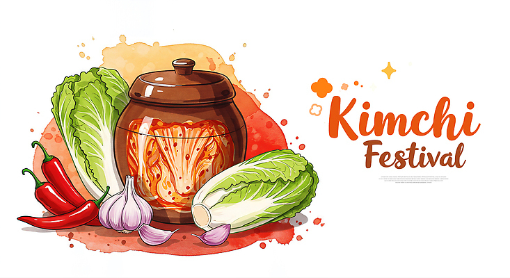 PSD 전통 문화 한식 음식 겨울 일러스트 고추 김치 한국 마늘 요리 농작물 축제 식사 전통음식 항아리 상차림 배추 발효 김장 김장독 국내일러스트 계절 아시아 농업 채소 도자기 파일형식