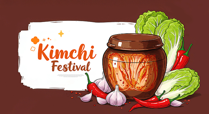 PSD 전통 문화 음식 채소 일러스트 재료 고추 김치 한국 마늘 요리 이벤트 여러명 축제 신선 맛 즐거움 배추 준비 지역 김장 김장독 국내일러스트 감정 아시아 한식 다수 컨셉 사람 파일형식